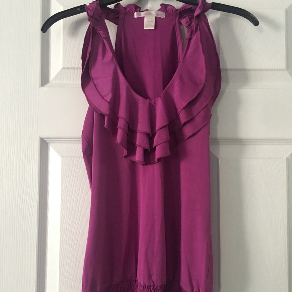 Magenta sleeveless top